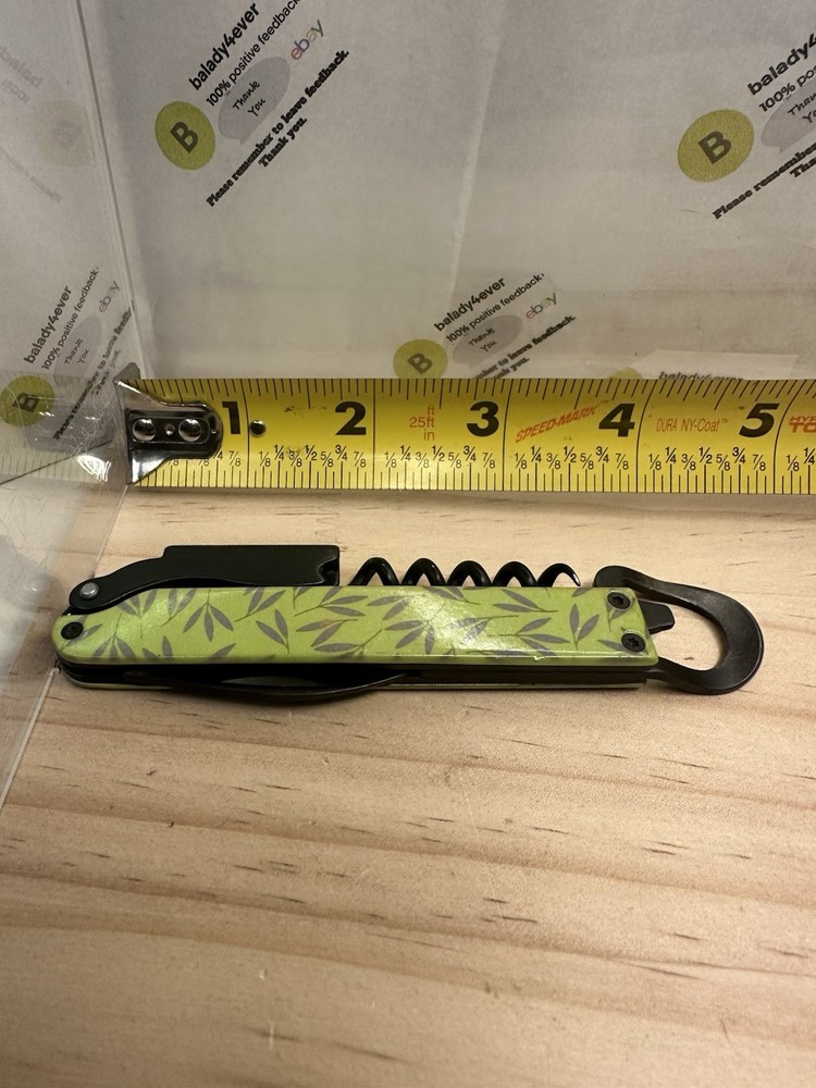 Techno Corkscrew, Leafy Bottle Opener