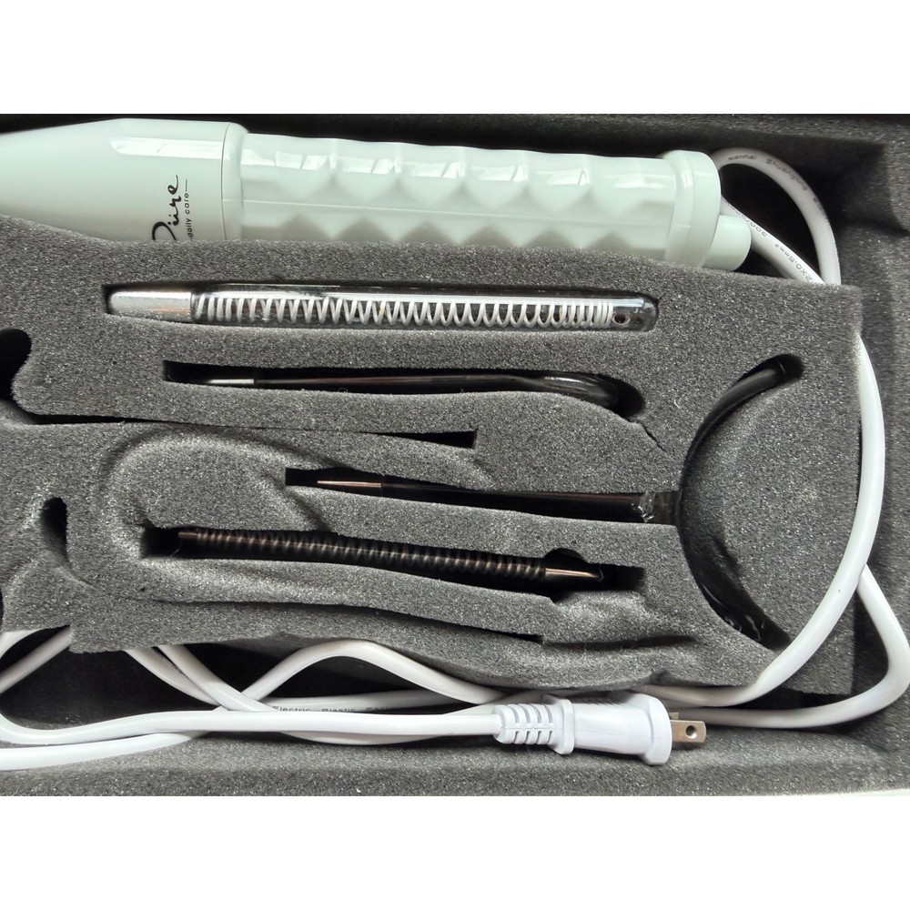 NuDerma Professional High Frequency Wand Neon Argon Missing 1 Attachment