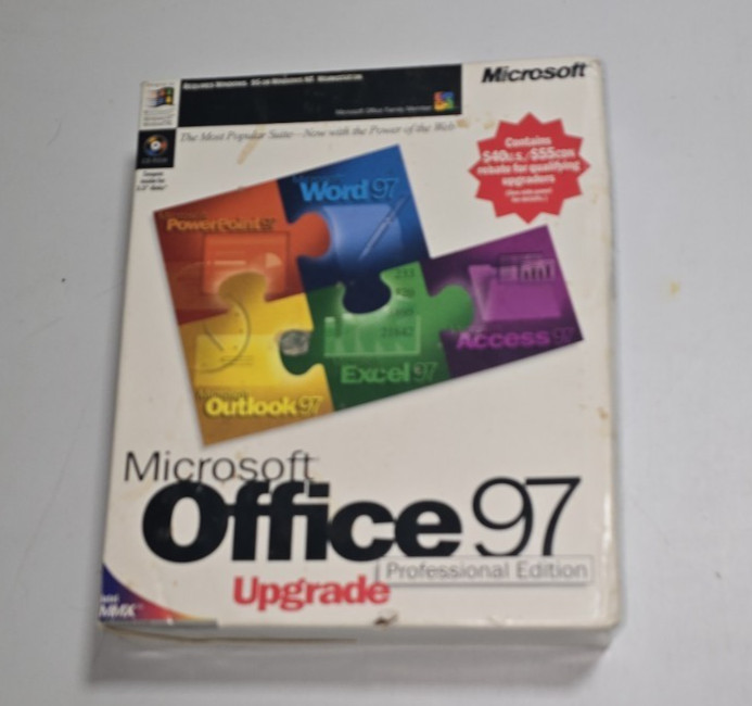 Michrosoft Office 97 upgrade 103