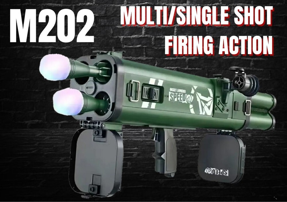M202 Soft Bullet/Foam Rocket Launcher w/Select Fire Modes