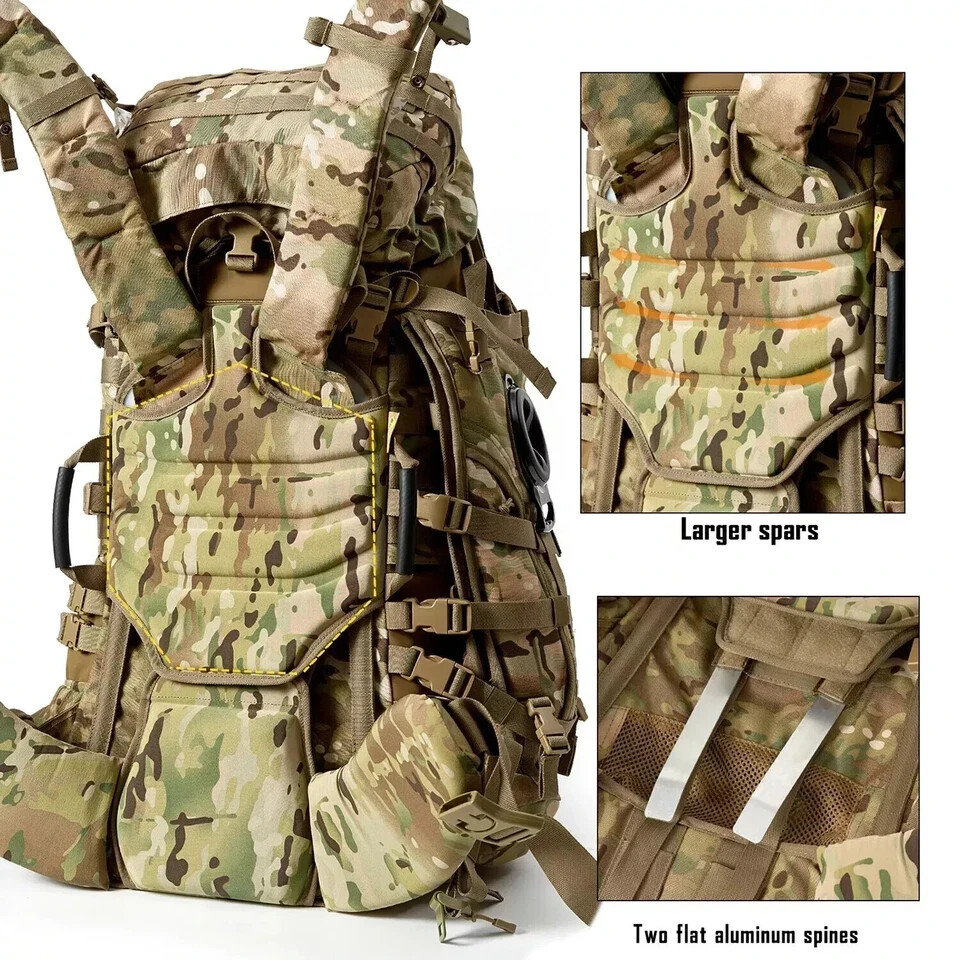 ILBE Rucksack Military Backpack USMC Modular Pack Capricorn Camo