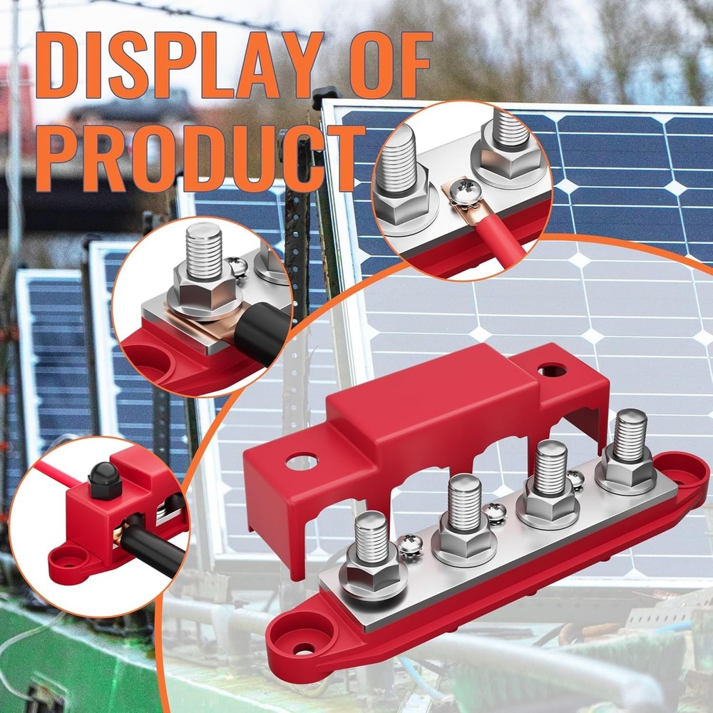 12V Power Distribution Block Bus Bar 250A