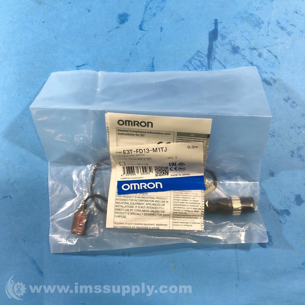 Omron E3T-FD13-M1TJ 0.3M Reflective Sensor FNFP