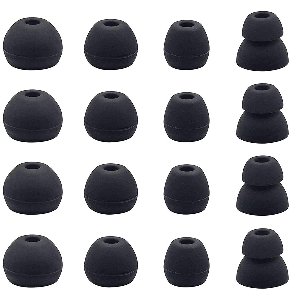 BLLQ Ear Tips Compatible with Beats Flex, Replacement Buds Black