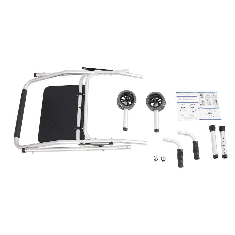 Floorstanding Folding Walker Adjustable Height Walker Foldable Walker 158.76kg