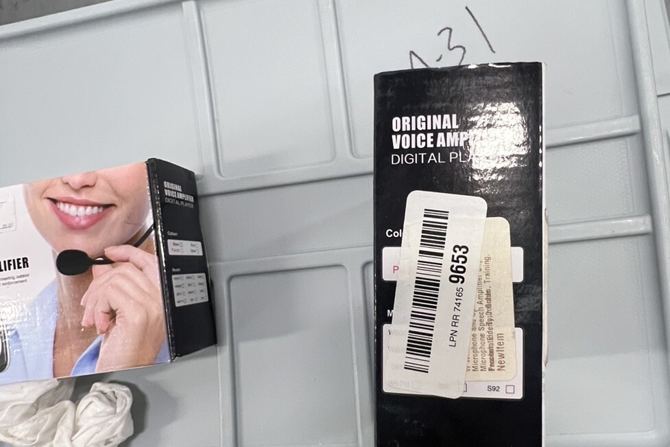 Inter Technologies Original Voice Amplifier w/ Headset Microphone Teaching New 2