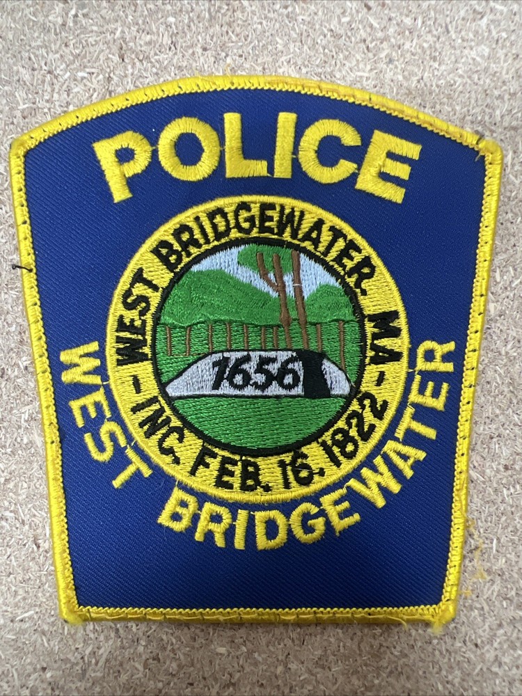 West Bridgewater MA Police Shoulder Patch Massachusetts