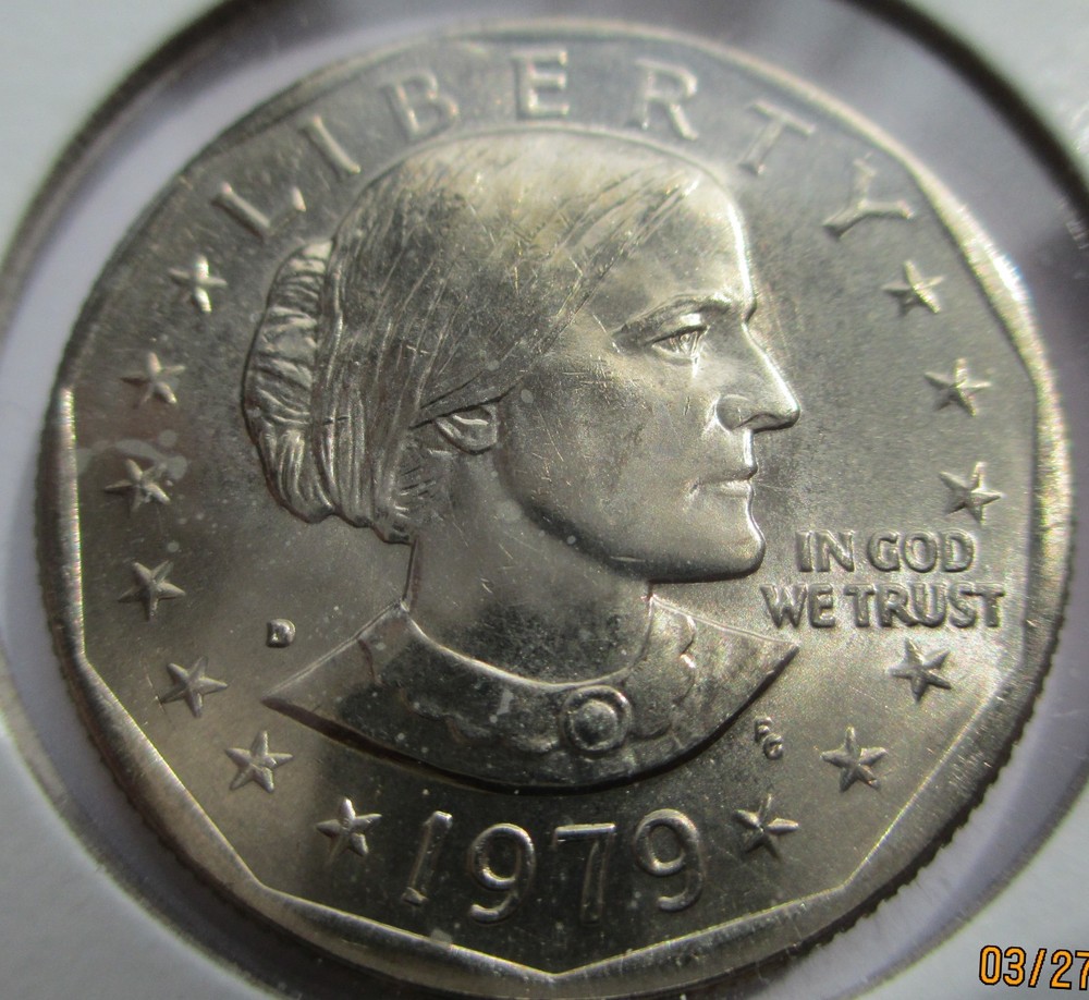 1979 P & D Uncirculated SBA Dollars 2 Coin set