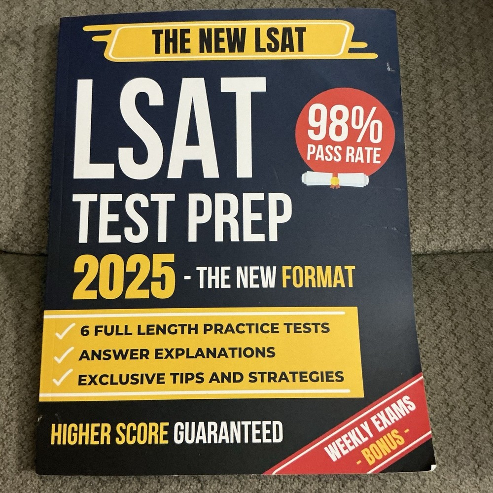 LSAT Test Prep 2025 - The New Format, 6 Full Length Practice Tests