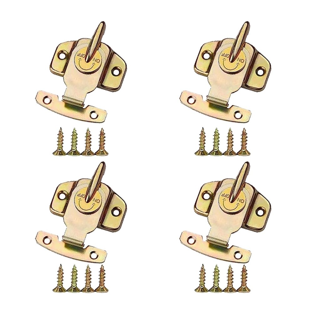 4 PCS Metal Table Locks Dining Training Buckles Connectors Leaf Latch Spring