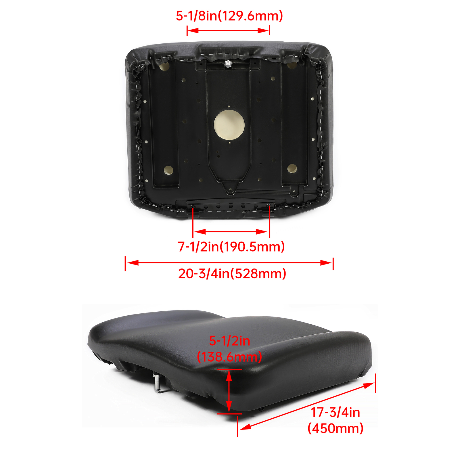 For Polaris Ranger 900/570/1000 2013-2019 Driver Side Seat Bottom Cushion