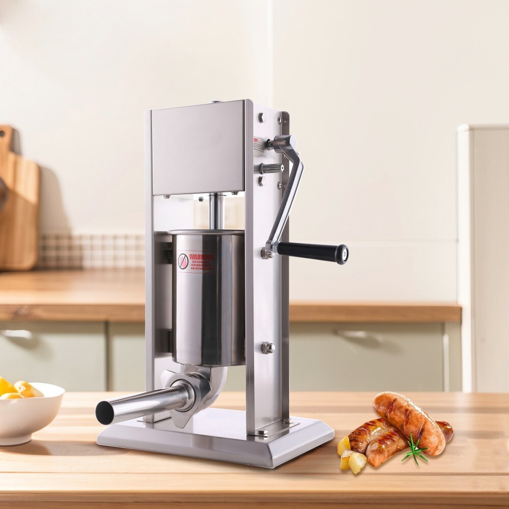 Hakka 7Lbs 3L Sausage Stuffer 2 Speed Meat Filler Pressing Maker Machine