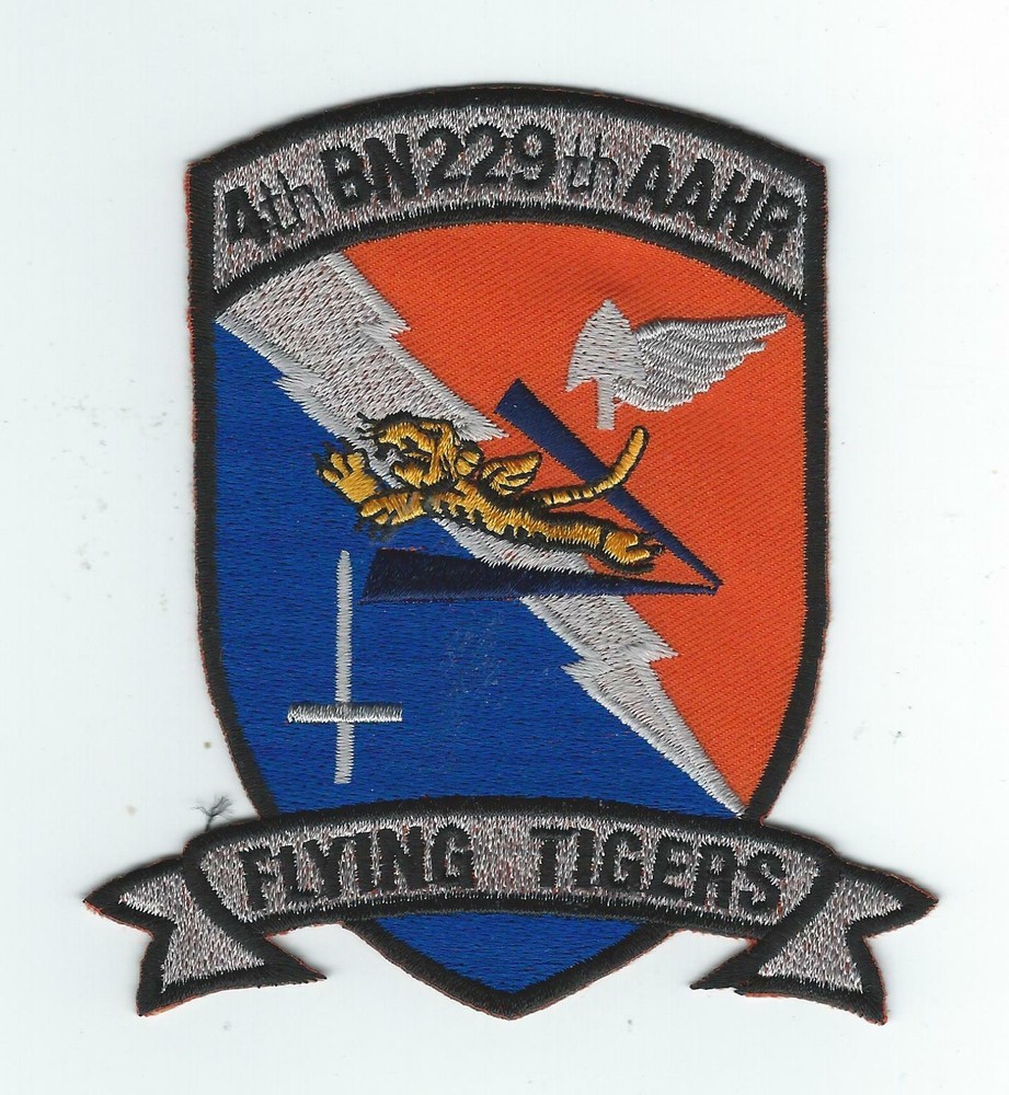 4th BN 229th AAHR FLYING TIGERS patch