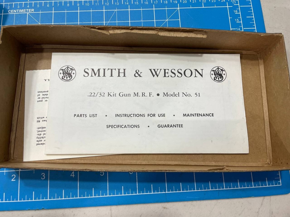 Smith & Wesson model 51 Box