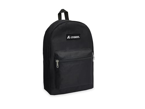 Luggage Basic Backpack, Medium Black