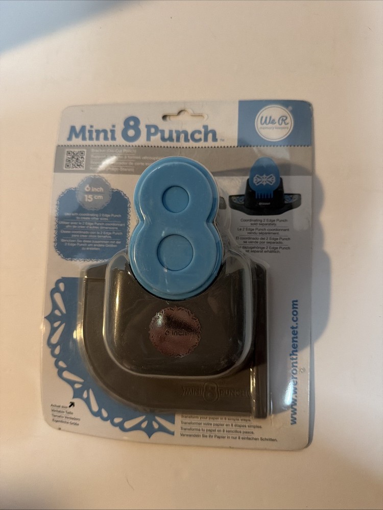 We R Memory Keepers Mini 8 Punch 6in Bracket Die Cut Punch