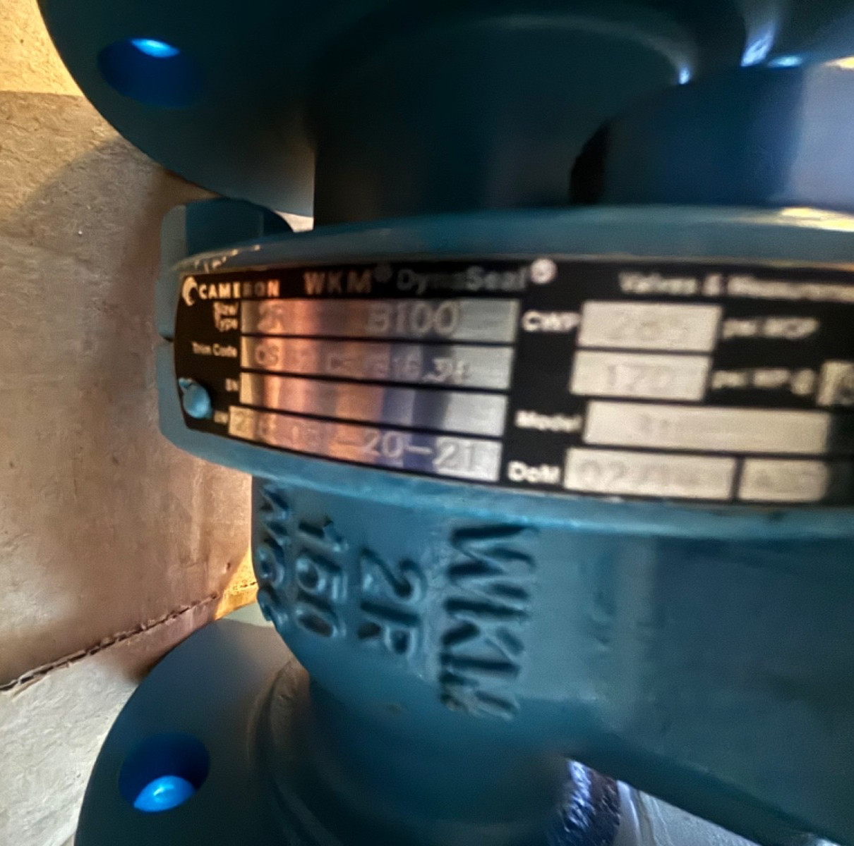 CAMERON WKM 310F Ball Valve | 2" 150 RF Flanged Full Port | Lever Operated