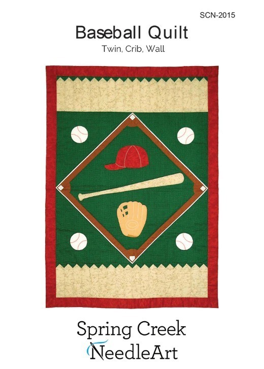 BASEBALL QUILT Pattern by Spring Creek NeedleArt SCN-2015 - Paper Pattern