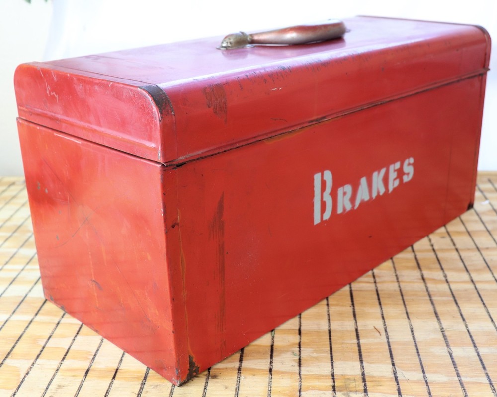 VINTAGE SOLID 2 DRAWER MECHANICS TOOL CHEST