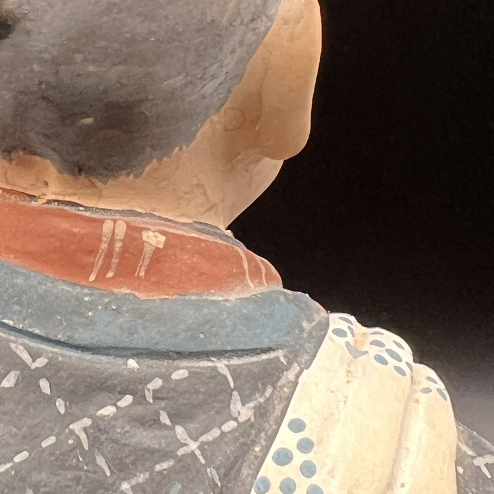 1940s-50s Japanese "Mudmen"/10" tall/Figurine/Pottery/Two Men/made in Japan