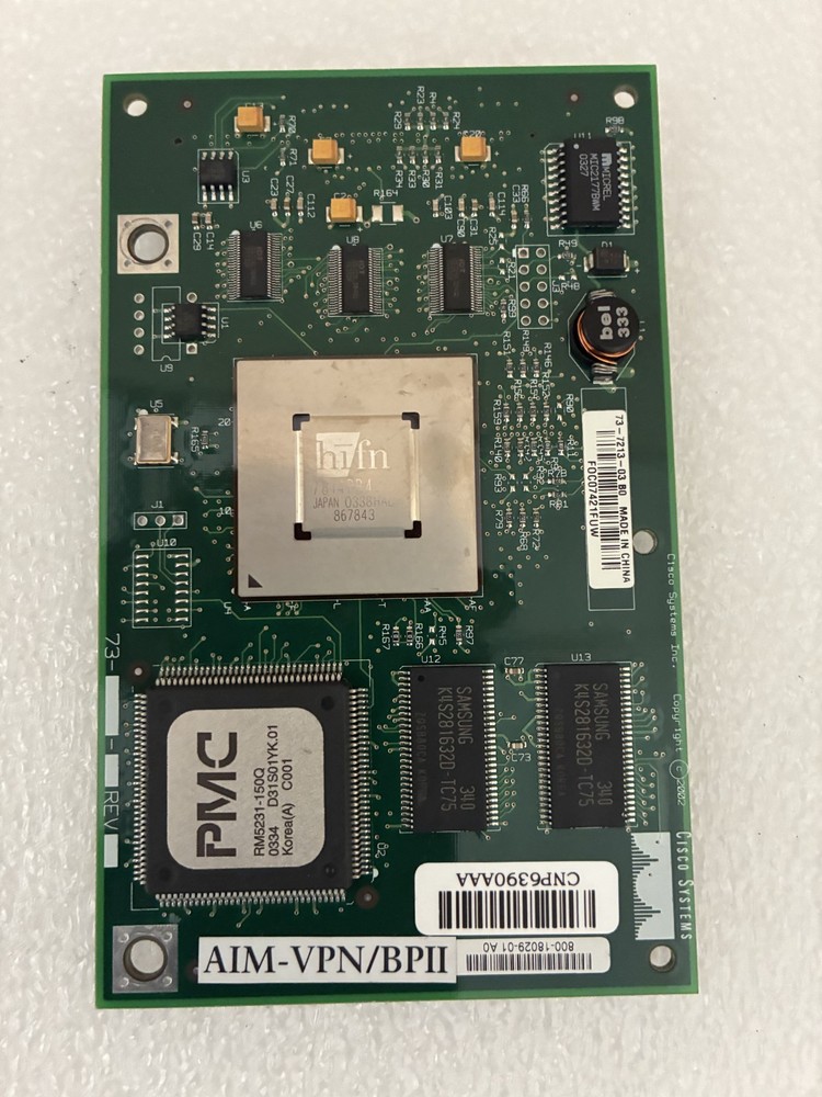 CISCO AIM-VPN/BPII - DES/3DES/AES VPN Encrypt/Comp Module
