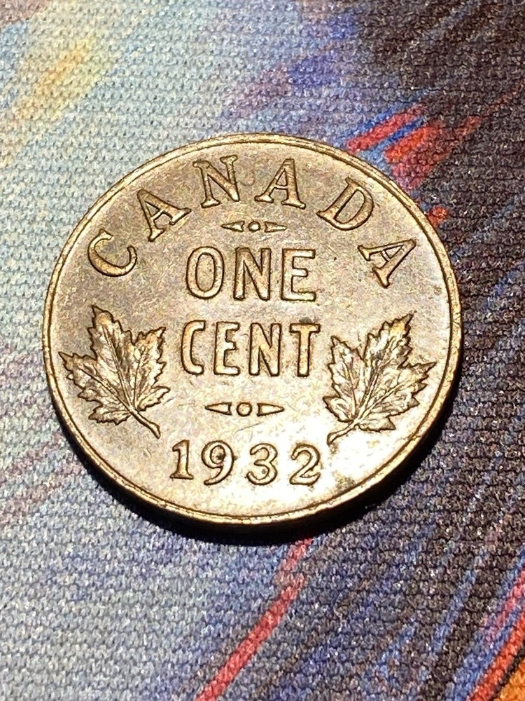 1932 Canada King George Small Cent Uncirculated BN