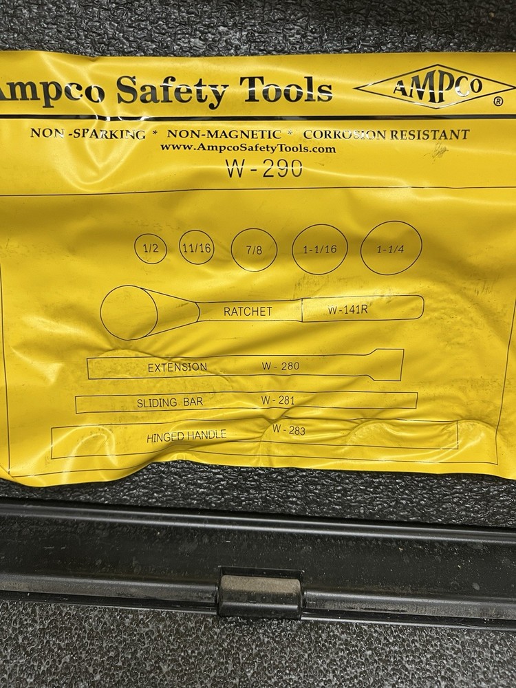 AMPCO **New* Socket Set with Case. Brass