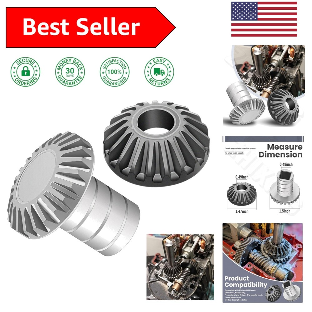 Beveled Gears Set for KitchenAid Stand Mixer – Model Compatibility Guaranteed
