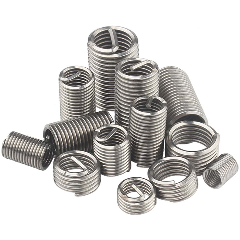 M2 M2.5 Metric 304 Stainless Steel Thread Inserts Thread Repair Wire Inserts