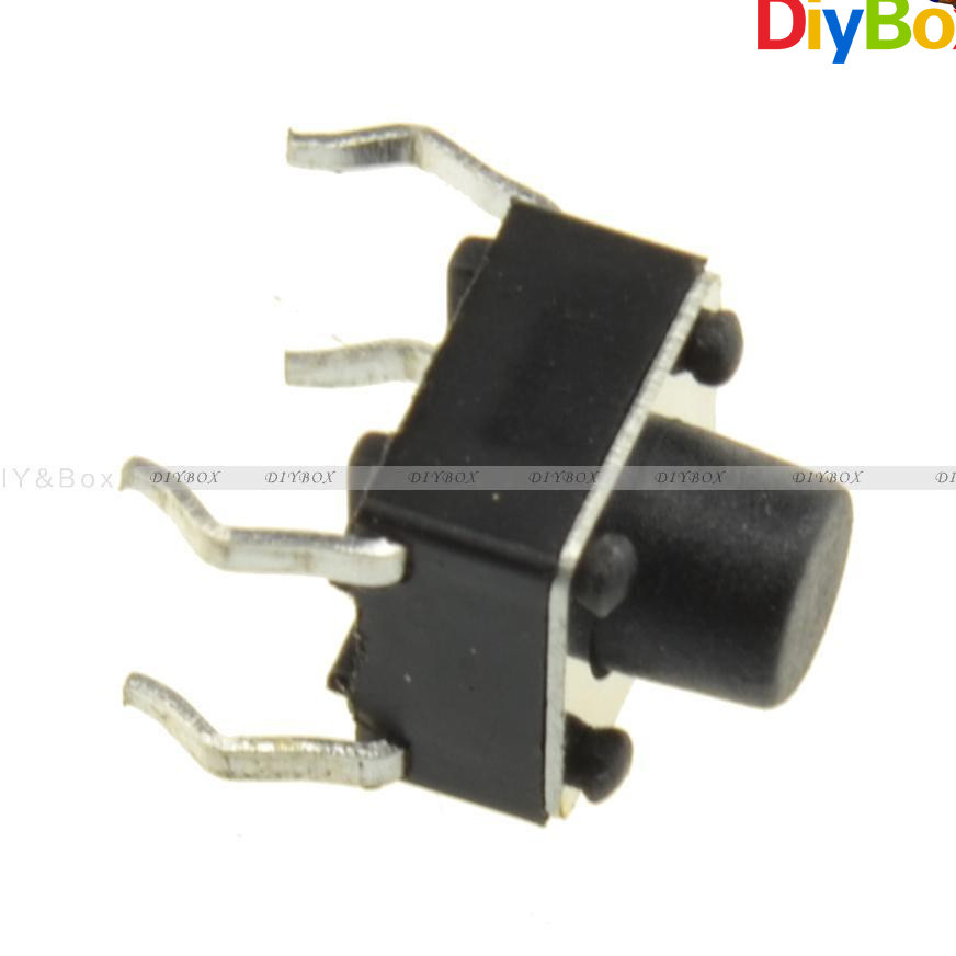100PCS 6x6 3.1mm-13mm SPST Mini Micro Momentary Tactile Push PCB Button Switch
