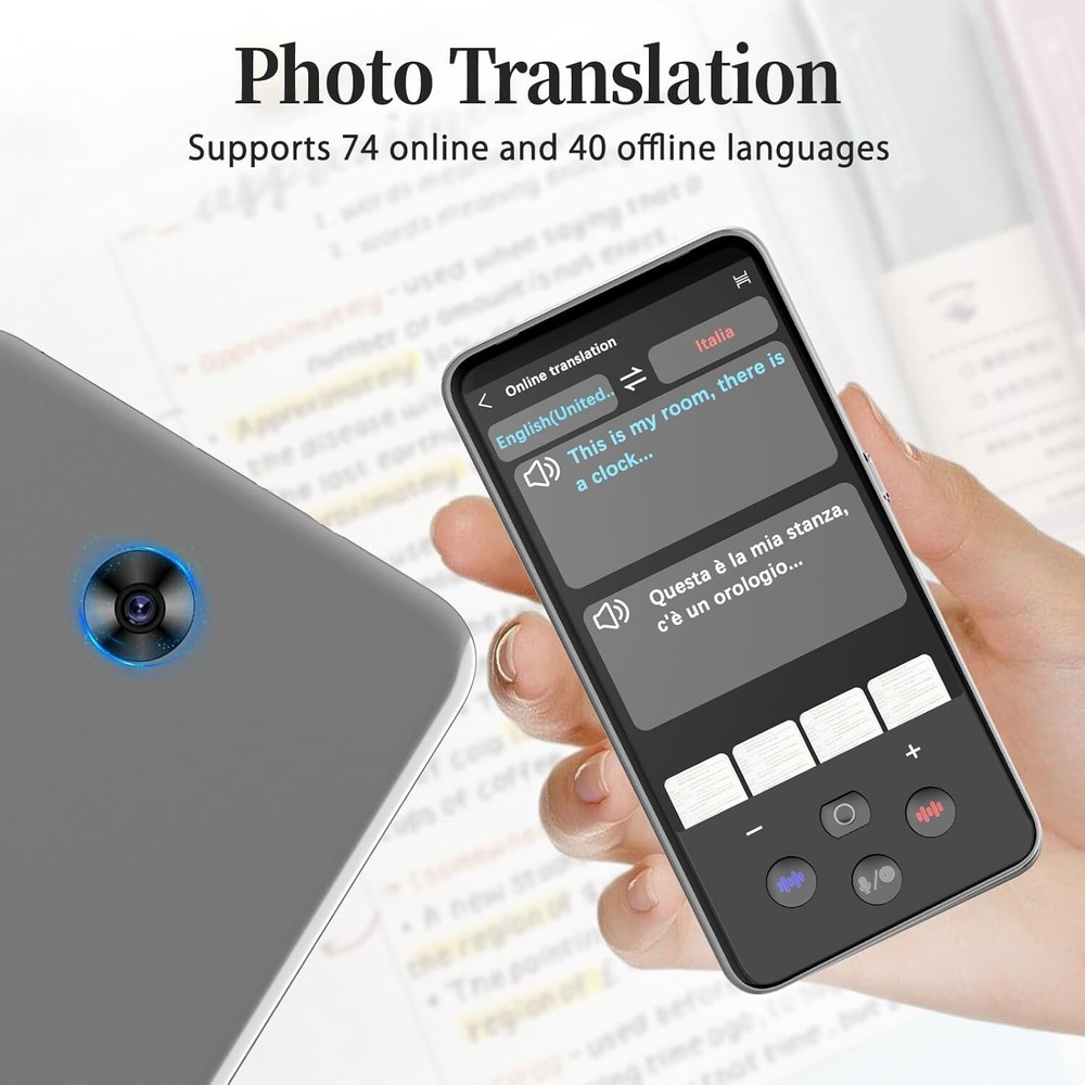 Language Translator Device, Real Time Translation Device for 138 Languages chatg