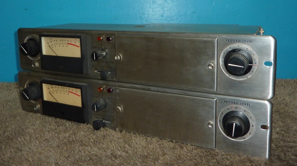 2 Ampex Microphone Preamplifiers for AG-440 w/ Input Transformers & Modules
