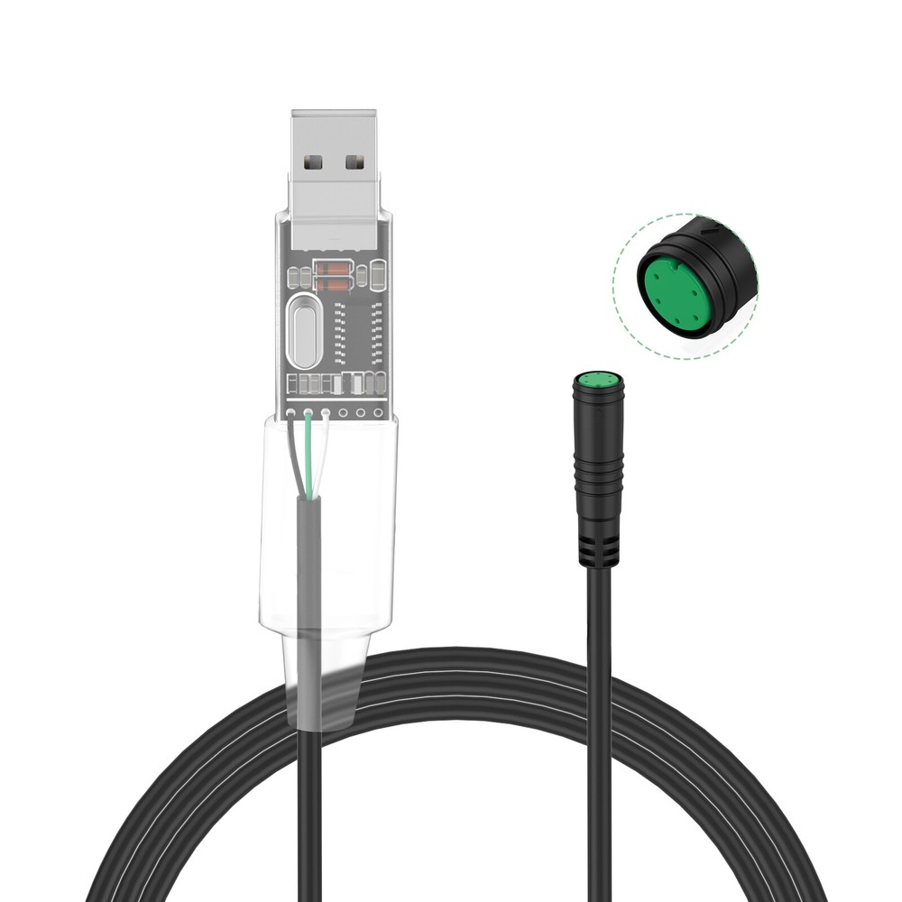 BAFANG USB Programming Cable Wiring for UART Mid Drive Motor BBS01B BBS02B BBSHD