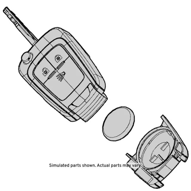 Genuine GM Ignition Key 95233522