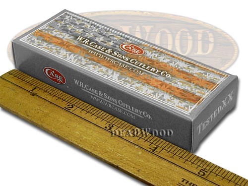 Case xx 5 Grey and American Flag Standard Boxes for Pocket Knives