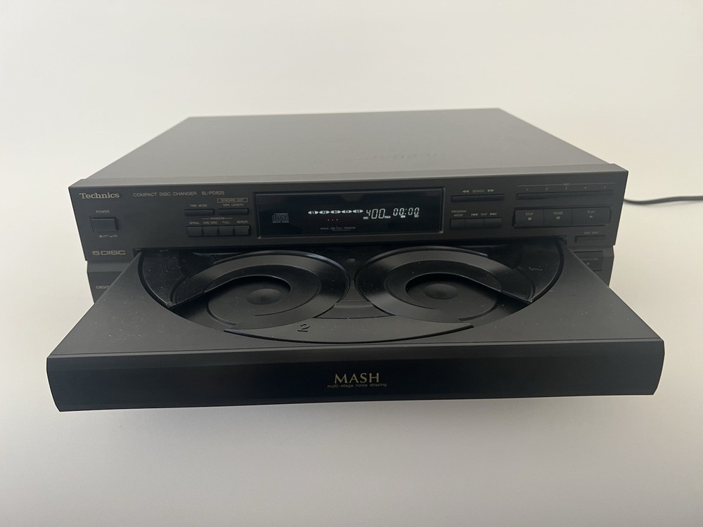 Technics SL-PD825 5 Disc CD Player Carousel Changer No Remote