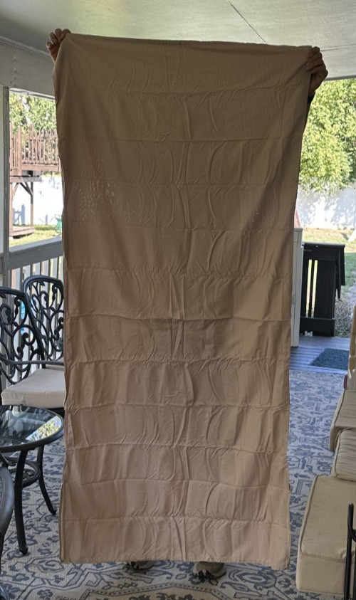 2 Rectangular 35”x76”Sleeping Bag Liner to use in camping, hotels or hostels.