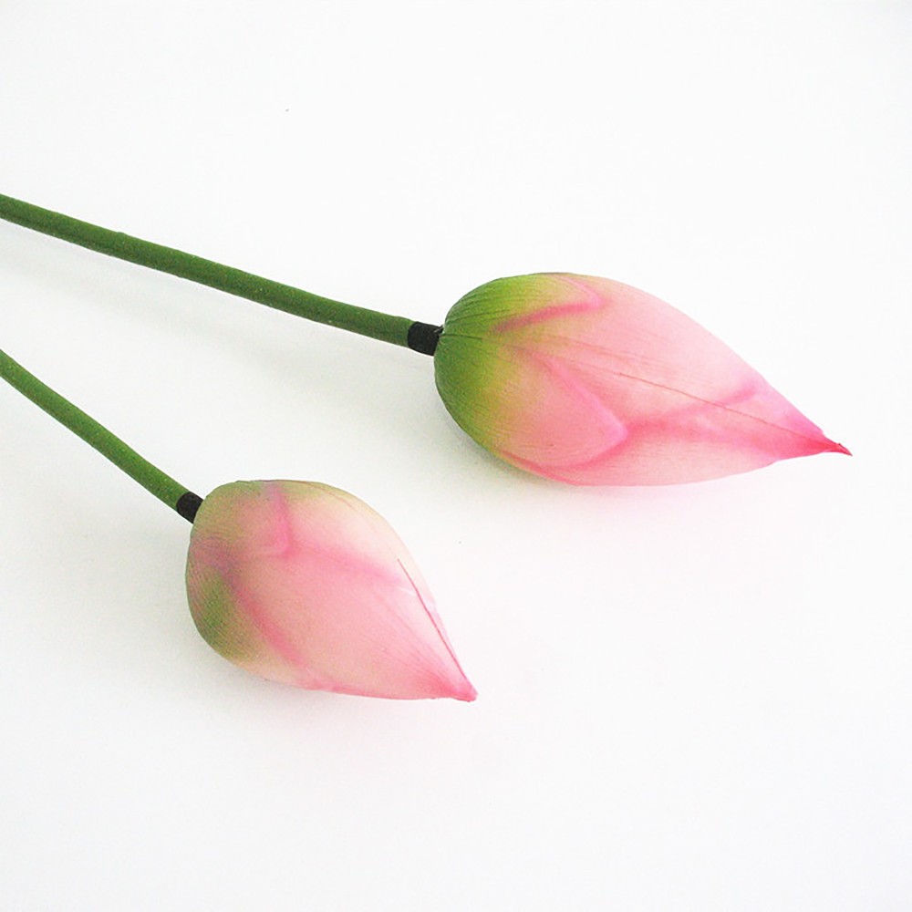 Small Artificial Pod With Wire Stem Oriental Style