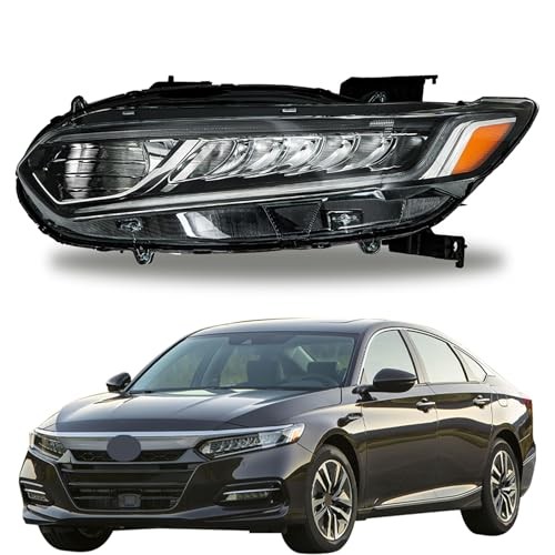 Driver Side Headlights Assembly Halogen Replacement for Accord 2018-2020
