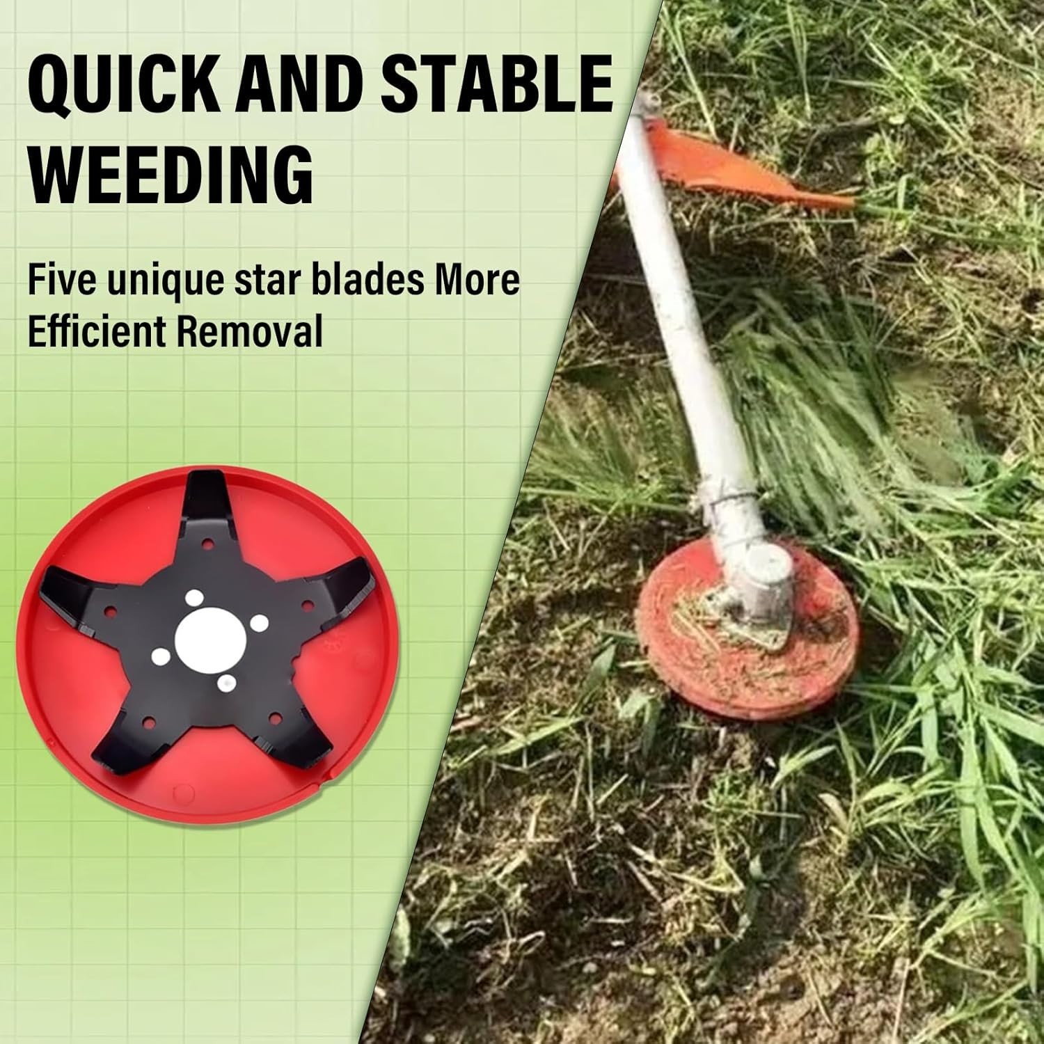 2025 Weeding Disc Blade – Universal Trimmer Replacement for Tough Weed Removal