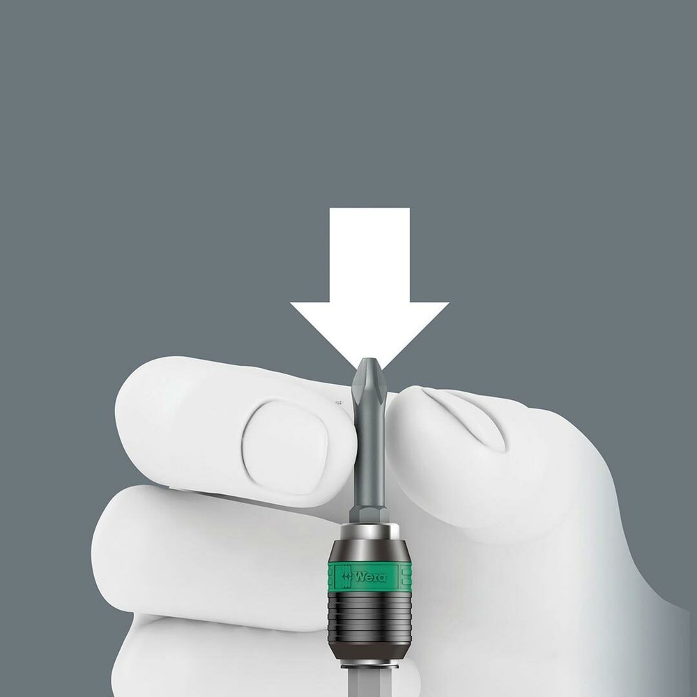 Wera 05051462001 Bitholding Screwdriver Handle w/Rapidaptor Quick-Release Chuck
