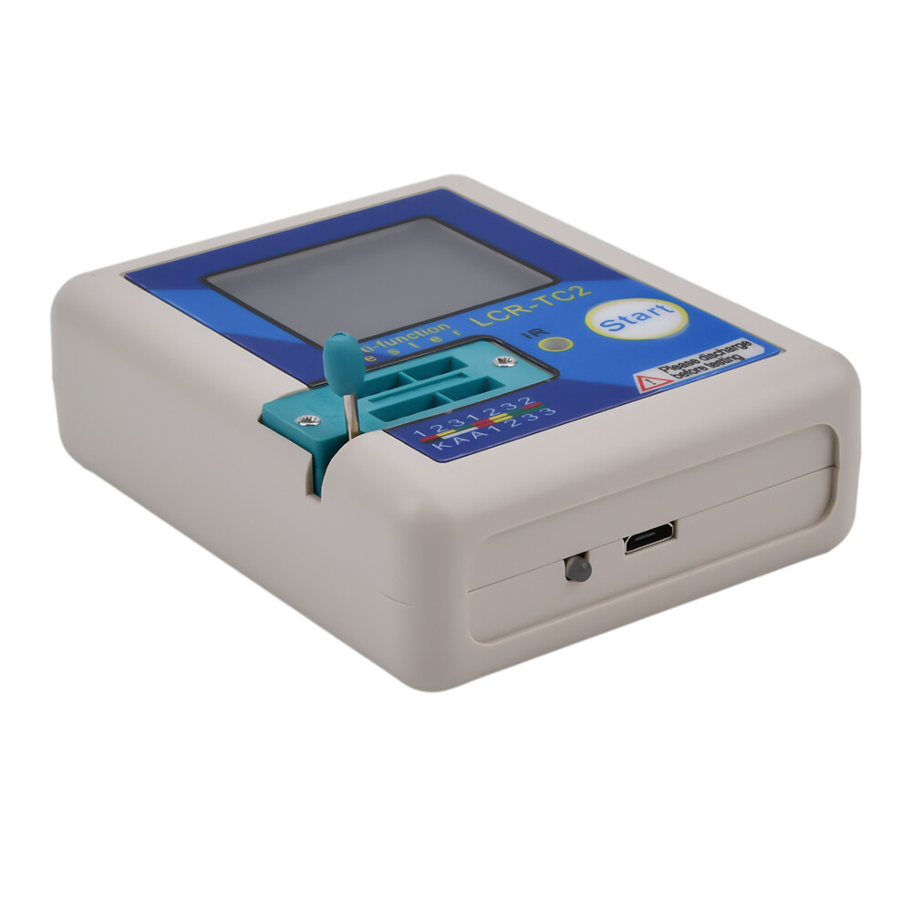 LCR-TC2 Transistor Tester High-precision Upgraded Version V2.3E W/ Cable Kit US