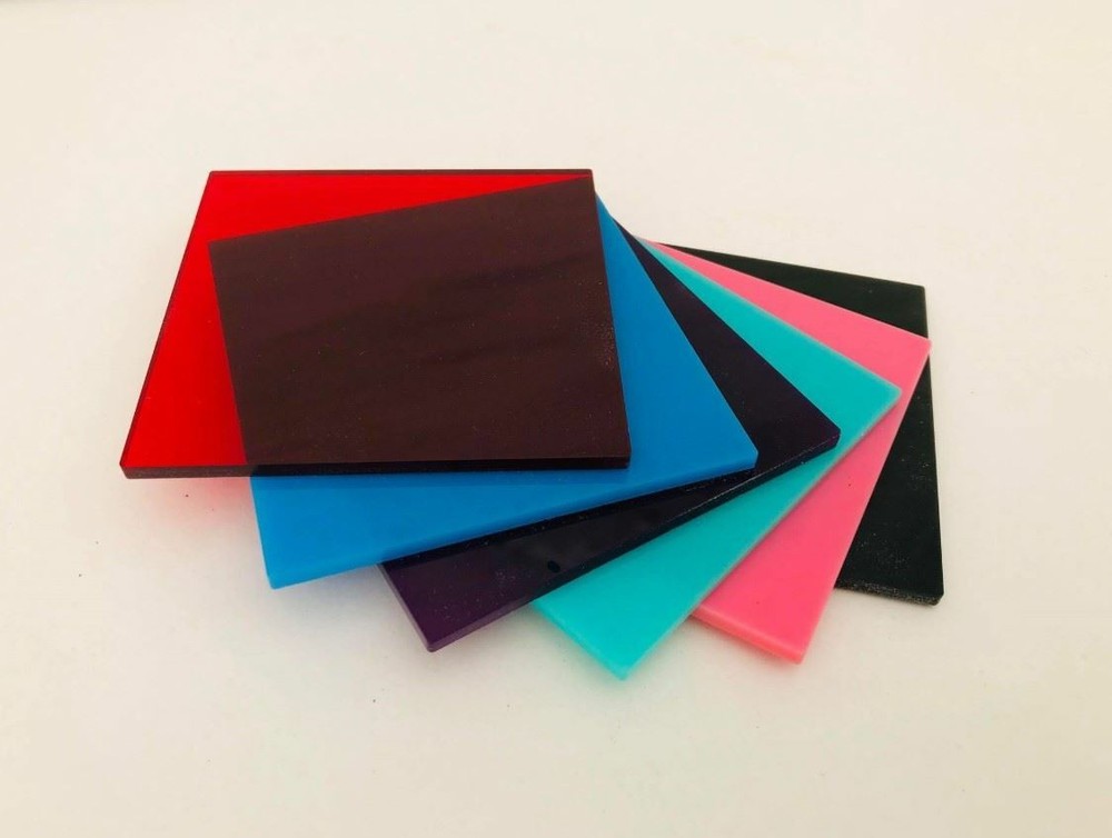 2 Pack Color Cast Acrylic Plexiglass Sheets 1/8Ã¢â‚¬Â Thick (3mm)
