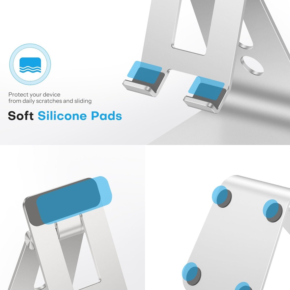 Tablet Stand Adjustable, Tablet Holder for 4 - 13 Inch Tablet
