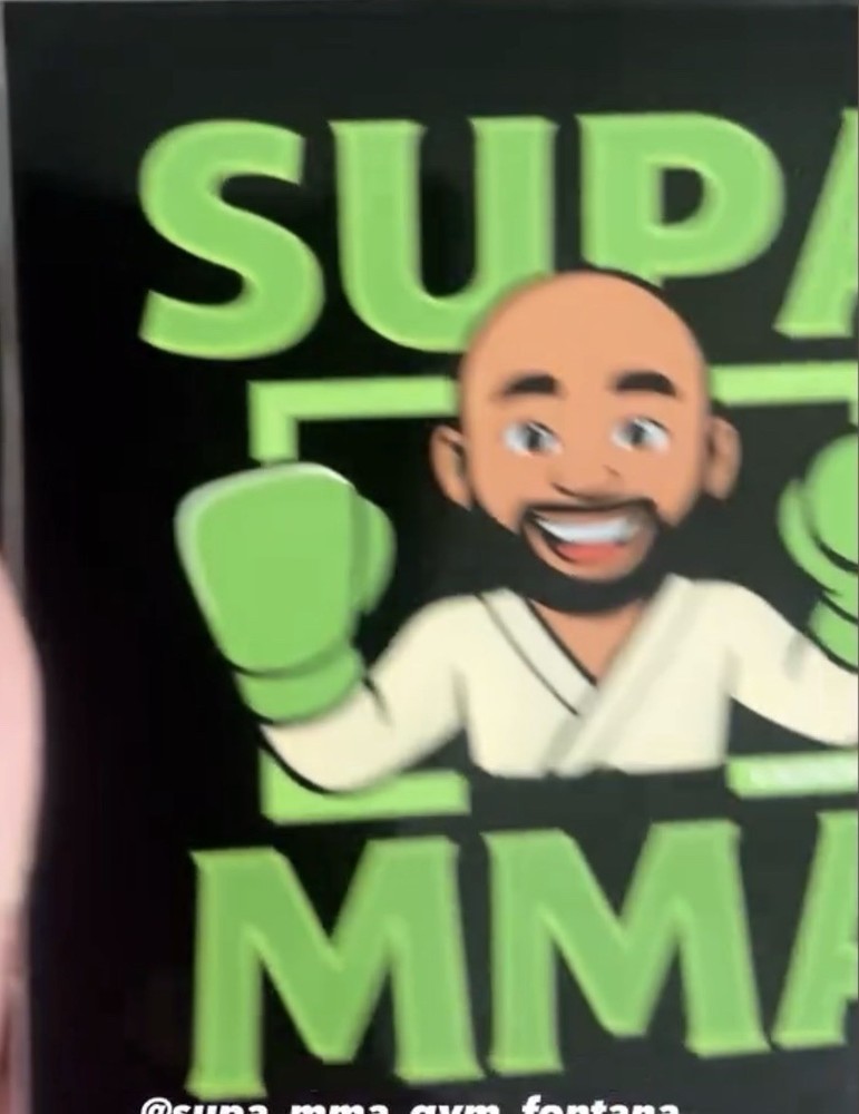 Super MMA Gym Sticker