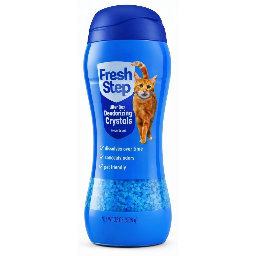 Cat Litter Deodorizing Scent Boosting Crystals in Fresh Scent, 32 Ounce