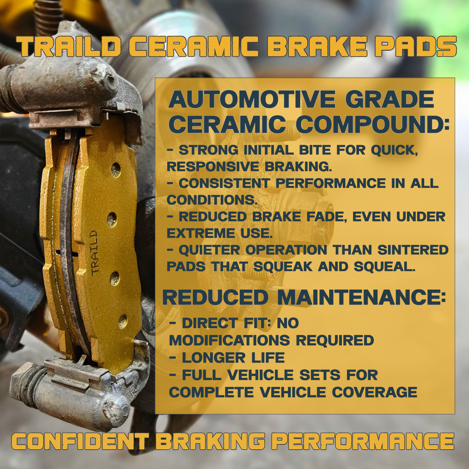 Yamaha Wolverine RMAX 2021-2024 Brake Pad Set Front & Rear + Parking Brake