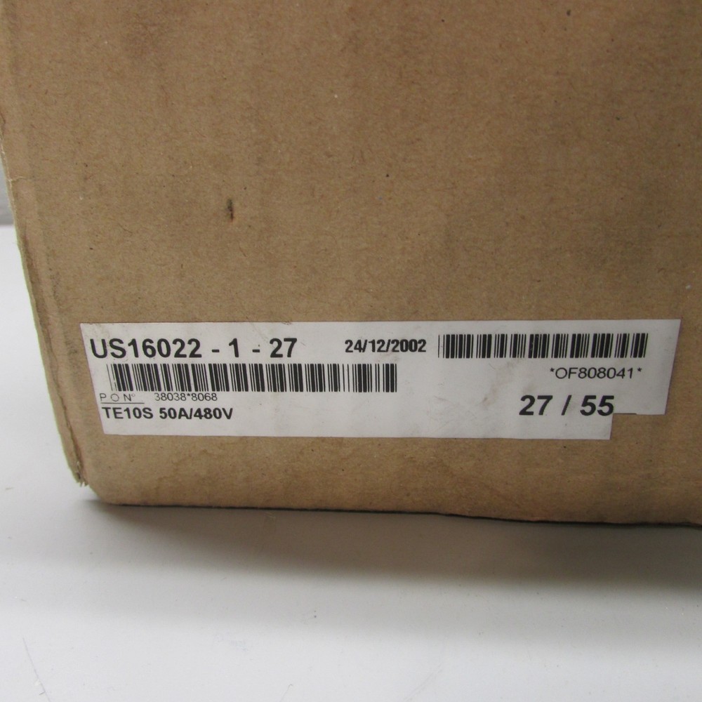 Barber Coleman TE10S Solid State Contactor with PLF 50A 480V