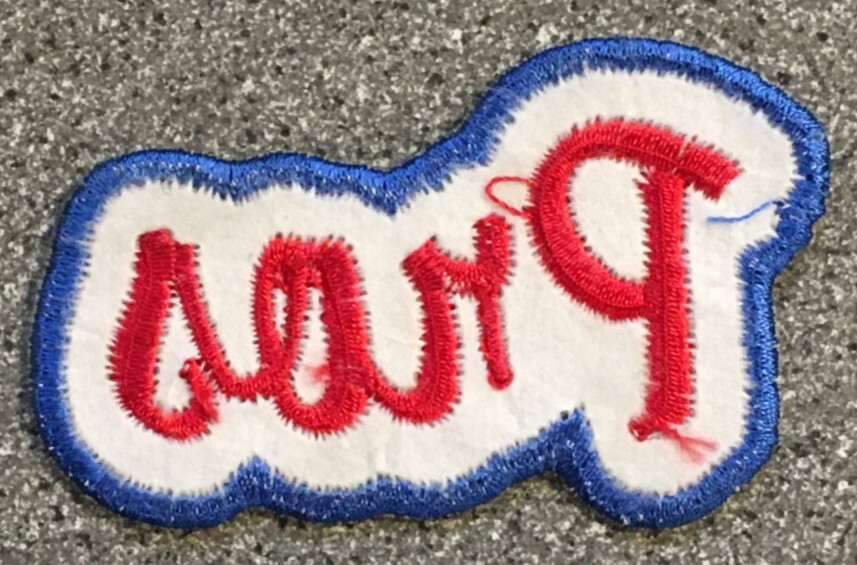 1971-72 MEMPHIS PROS ABA BASKETBALL HARDWOOD CLASSICS 2.75" SCRIPT TEAM PATCH