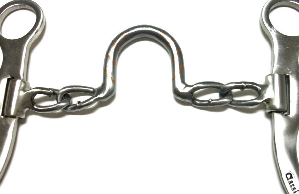 Ported Chain Performance Bit Copper Inlay by Classic Equine